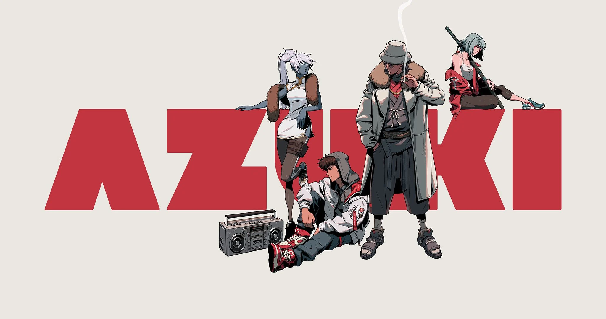 The primary Azuki logo. Source: Azuki